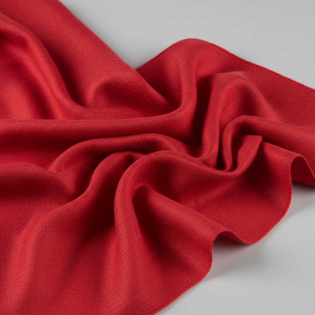 Red Cashmere Texture Detail