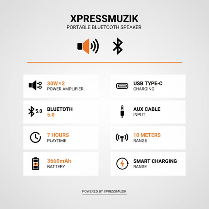 Speaker Features Infographic