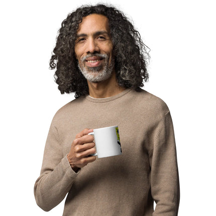 White glossy mug WEE SNAW BOB SPONGE - PremiumBrandGoods