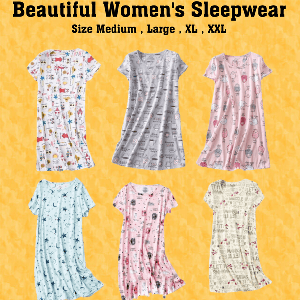 Wholesale Women's Pajamas Loungewear Nightgowns 96 Pcs - PremiumBrandGoods