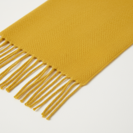 Yellow Cashmere Texture Detail