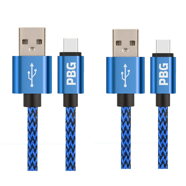 2 Pack 10FT XL Charger Compatible for Iphone Cable Nylon Woven Zebra Pattern - PremiumBrandGoods