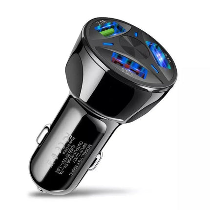 2 Pack 3 Port USB Fast LED Car Charger For Devices - PremiumBrandGoods