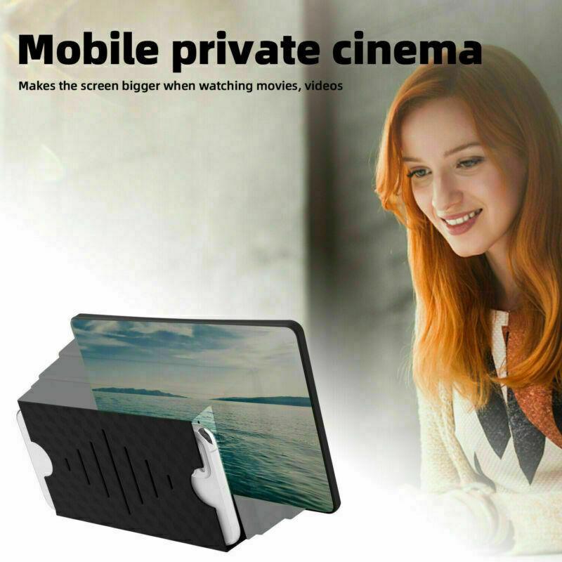 2 PACK! 3D Phone Screen Magnifier Video Mobile Amplifier Universal Foldable Turn your Phone into a mini Movie Screen! - PremiumBrandGoods