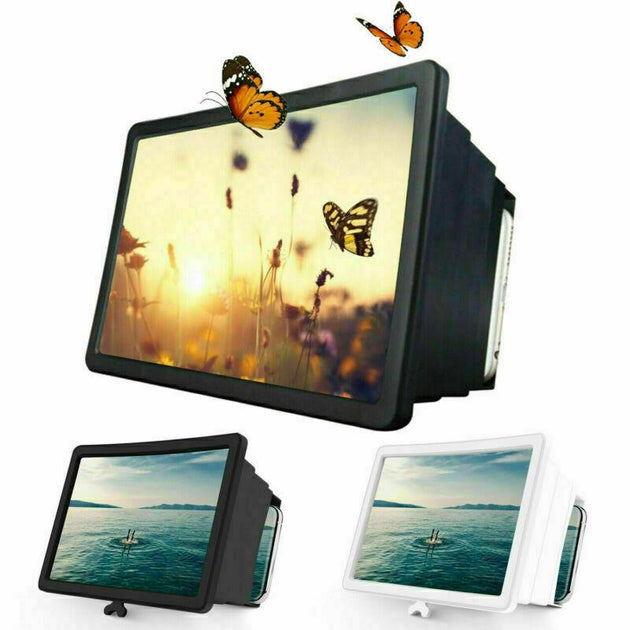 2 PACK! 3D Phone Screen Magnifier Video Mobile Amplifier Universal Foldable Turn your Phone into a mini Movie Screen! - PremiumBrandGoods