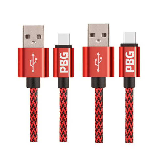 Red Type-C Charger Cable | 2 Pack USB-C cable