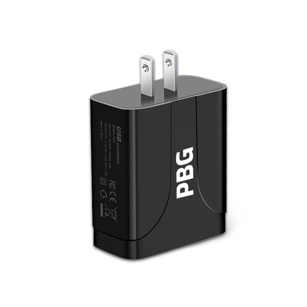 2 Pack PBG 5 Port Wall Charger Charge 5 Devices at Once! - PremiumBrandGoods