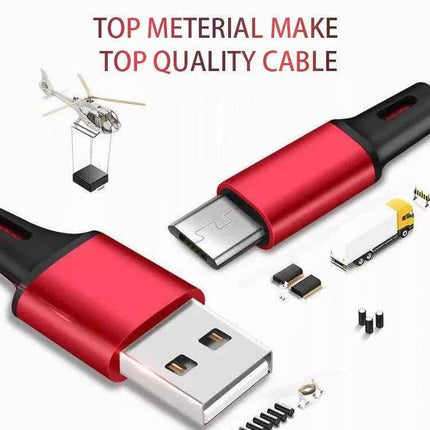 3 In 1 Nylon-Protected Braided Phone Fast Charging Multi Cable