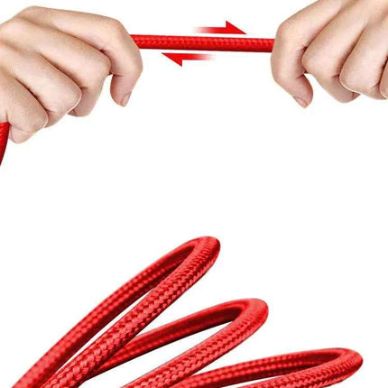 3 In 1 Nylon-Protected Braided Phone Fast Charging Multi Cable