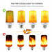 4 Pack! LED Flame Effect Simulated Flicker Nature Fire Bulbs Light Decor Lamp - PremiumBrandGoods