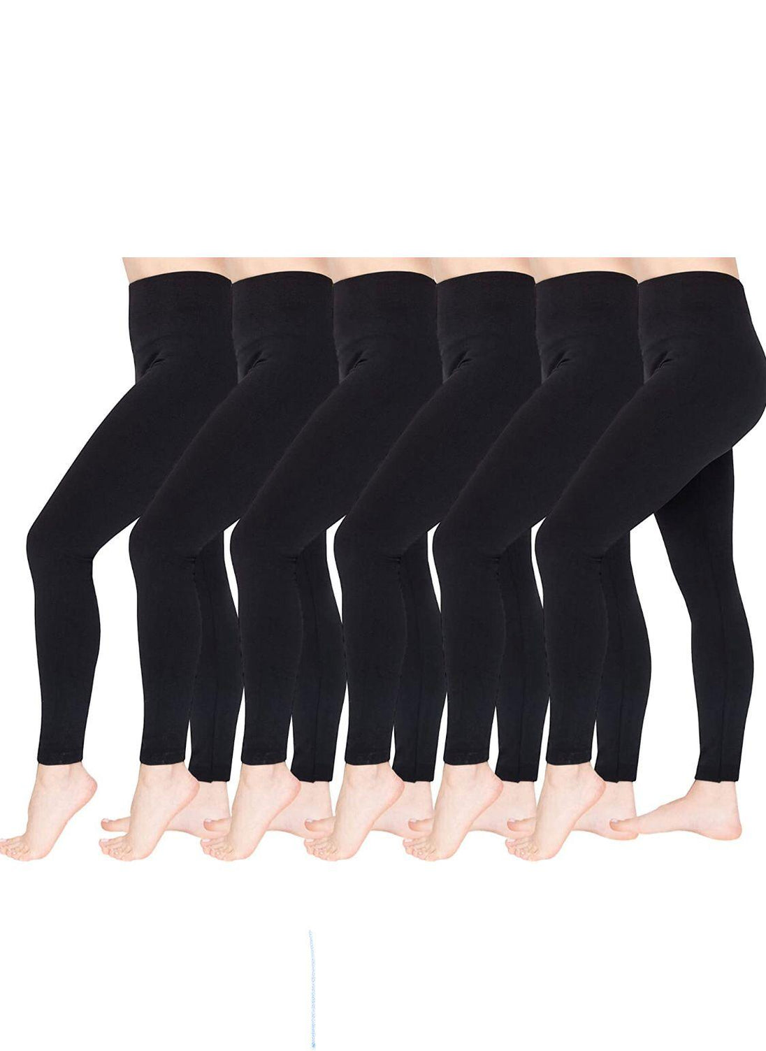 5 Pack Women‚Äôs Fleece Lined Leggings High Waist Stretchy warm Leggings  one size