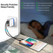 4 Port 3.1 A Charging Technology USB Wall Charger Station- Blue - PremiumBrandGoods