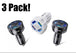 4 Port LED Car Charger 3-Pack! - PremiumBrandGoods