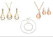 5 Piece Jewelry Set! 3 Necklaces , 2 sets of Earrings - PremiumBrandGoods