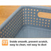 6 Pack! Woven plastic Home storage baskets - PremiumBrandGoods