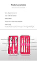 7 Piece Beauty Tool Kit Portable Perfect On The Go Size Set - PremiumBrandGoods