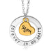 Beautiful message Forever in my Heart alloy chain Heart Necklace - PremiumBrandGoods