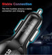 Black 4 Port LED Fast Car Charger and  6FT Charger Compatible for Iphone - PremiumBrandGoods