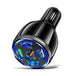 Black 5 Port LED Car Charger and  6FT Charger Compatible for Iphone - PremiumBrandGoods