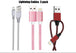 Charger Compatible for Iphone Cable Bundle 3 Pack ( 5 FT Cables) Silver , Red , Pink - PremiumBrandGoods