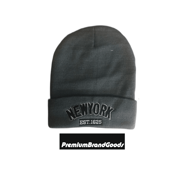 Classic NY Winter Hat Beanies with Thick Fur - PremiumBrandGoods