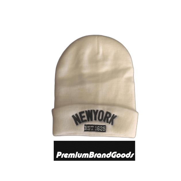 Classic NY Winter Hat Beanies with Thick Fur - PremiumBrandGoods