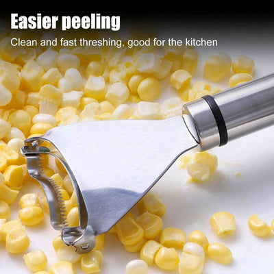Corn Cob Cutter Peeler Tool Stainless Steel Kitchen Remover Kernel Stripper