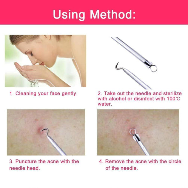 Ear Wax Removal Kit Cleaning Tool Earwax Pick Cleaner Curette Spoon Setstainless