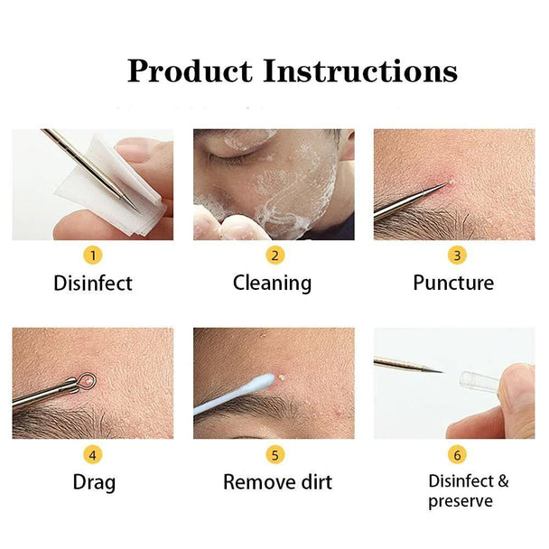 Ear Wax Removal Kit Cleaning Tool Earwax Pick Cleaner Curette Spoon Setstainless