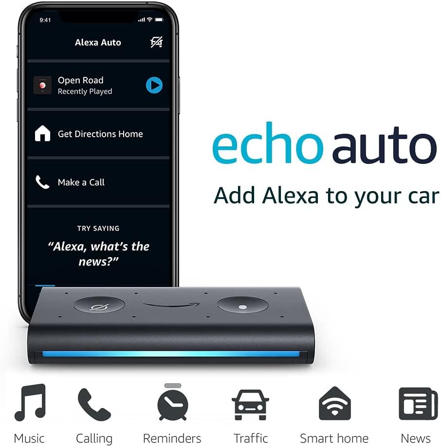 Echo Auto- Hands-free Alexa in your car with your phone - PremiumBrandGoods