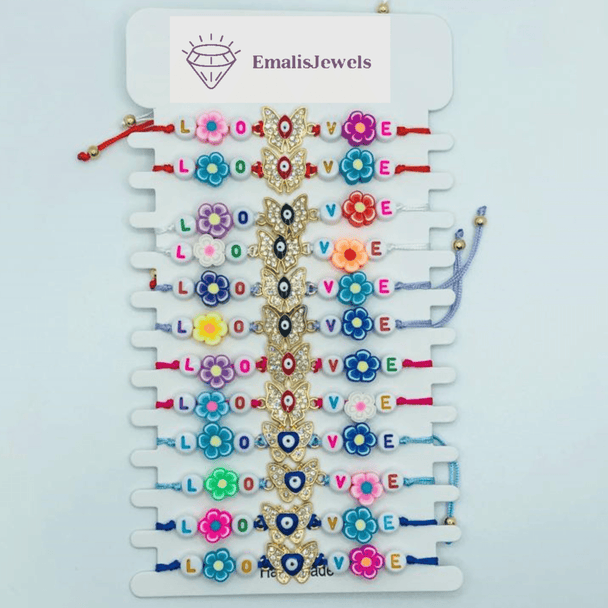 Fashion Bracelet Trendy 12 Pack Set Collection - PremiumBrandGoods