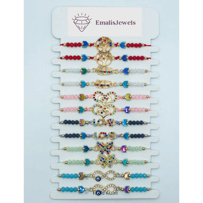Fashion Bracelet Trendy 12 Pack Set Collection - PremiumBrandGoods