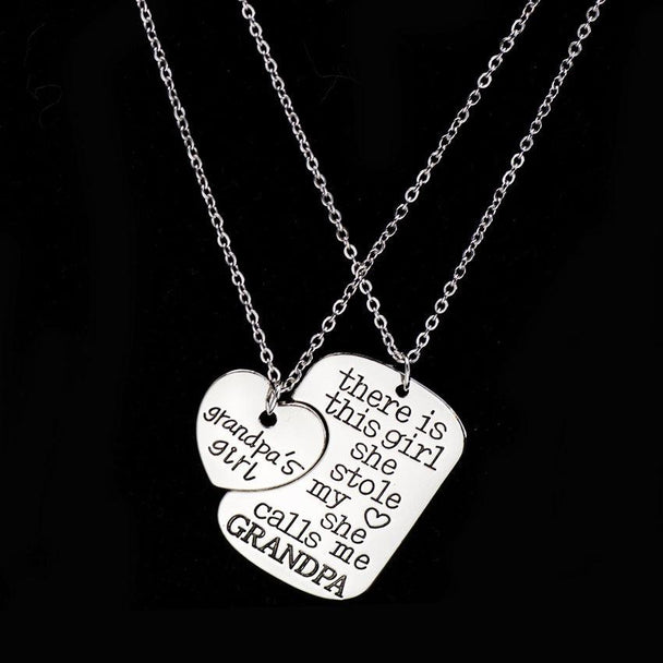 Fashion Sweetheart Necklace Little Girl Stole My Heart - PremiumBrandGoods