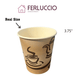 Ferluccio Hot Paper Coffee/Tea Cups 10 oz - PremiumBrandGoods