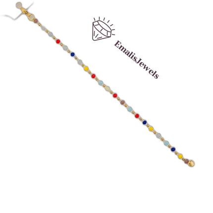 Handmade Stone Bracelets with Stainless Steel Gold overlay Chain - PremiumBrandGoods
