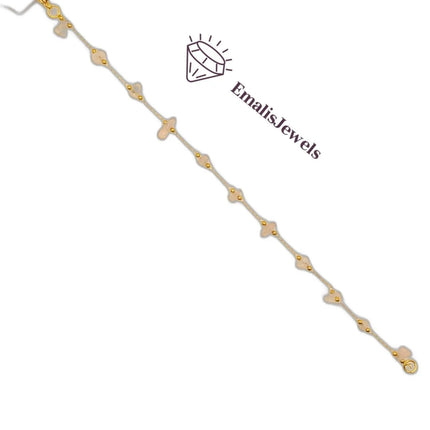 Handmade Stone Bracelets with Stainless Steel Gold overlay Chain - PremiumBrandGoods