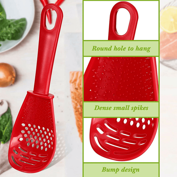 Heat Resistant Cooking Spoon Soup Colander Scoop Kitchen Multifunctional Utensil - PremiumBrandGoods