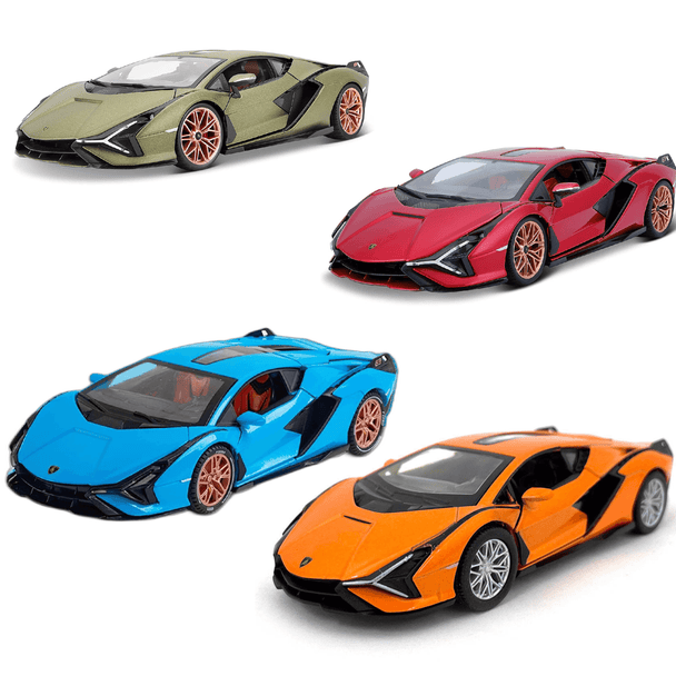 Hot Toy Cars Holiday Bundle 4 Pack! by Kinsmart - PremiumBrandGoods