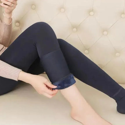 Hot! Women’s Extra Fleece Leggings High Waist Soft Stretchy Warm Leggings Regular (One Size) 220G Fleece - PremiumBrandGoods