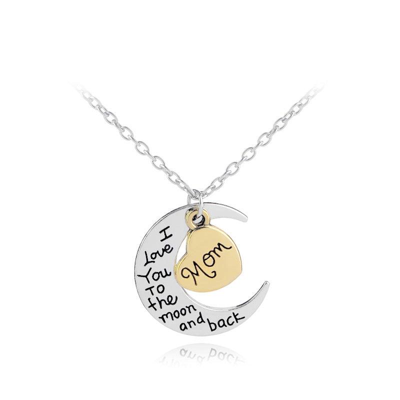 I love you to the Moon Necklace - PremiumBrandGoods