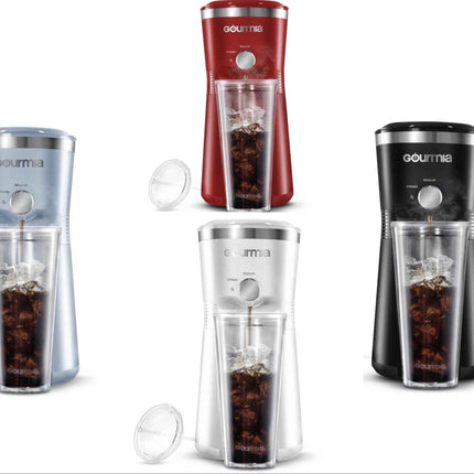 Iced Coffee Maker with Brew Control, Reusable Filter and free Tumbler by Gourmia