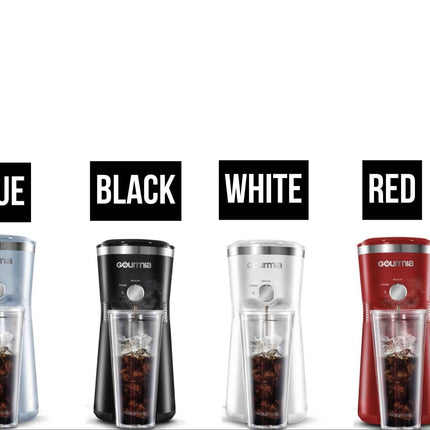 Iced Coffee Maker with Brew Control, Reusable Filter and free Tumbler by Gourmia