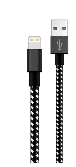 iPhone Charger 3 FT iPhone Cable Cord Nylon Braided Fast Charging Data Sync USB Wire Compatible iPhone 12/Pro/Pro Max /11/11 Pro/XS/Max/XR/X/8/7/6s/6/SE 2020/iPad Air - Black - PremiumBrandGoods
