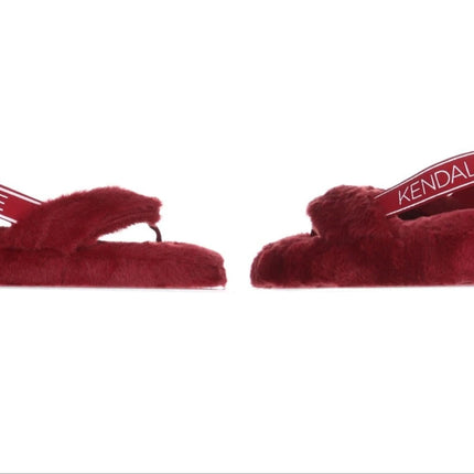 Kendall + Kylie Faux Fur Slippers Multiple Sizes! - PremiumBrandGoods