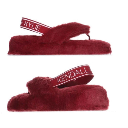 Kendall and Kylie Faux Fur Slippers Multiple Sizes