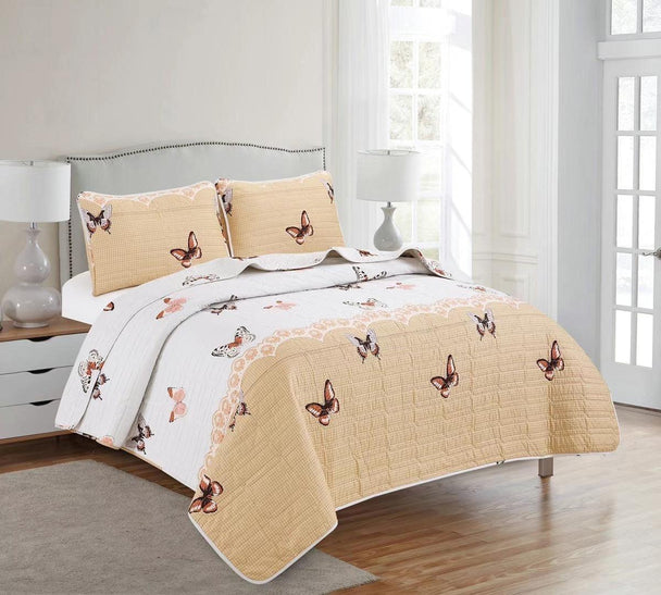 LiveWell 3 Piece Quilt Set (10 Styles) - PremiumBrandGoods