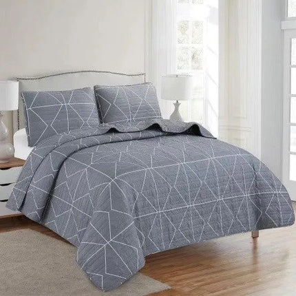 LiveWell 3 Piece Quilt Set (10 Styles) - PremiumBrandGoods