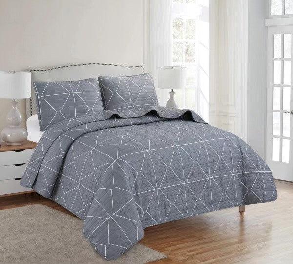 LiveWell 3 Piece Quilt Set (10 Styles) - PremiumBrandGoods