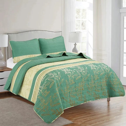 LiveWell 3 Piece Quilt Set (10 Styles) - PremiumBrandGoods