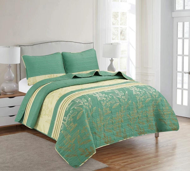 LiveWell 3 Piece Quilt Set (10 Styles) - PremiumBrandGoods